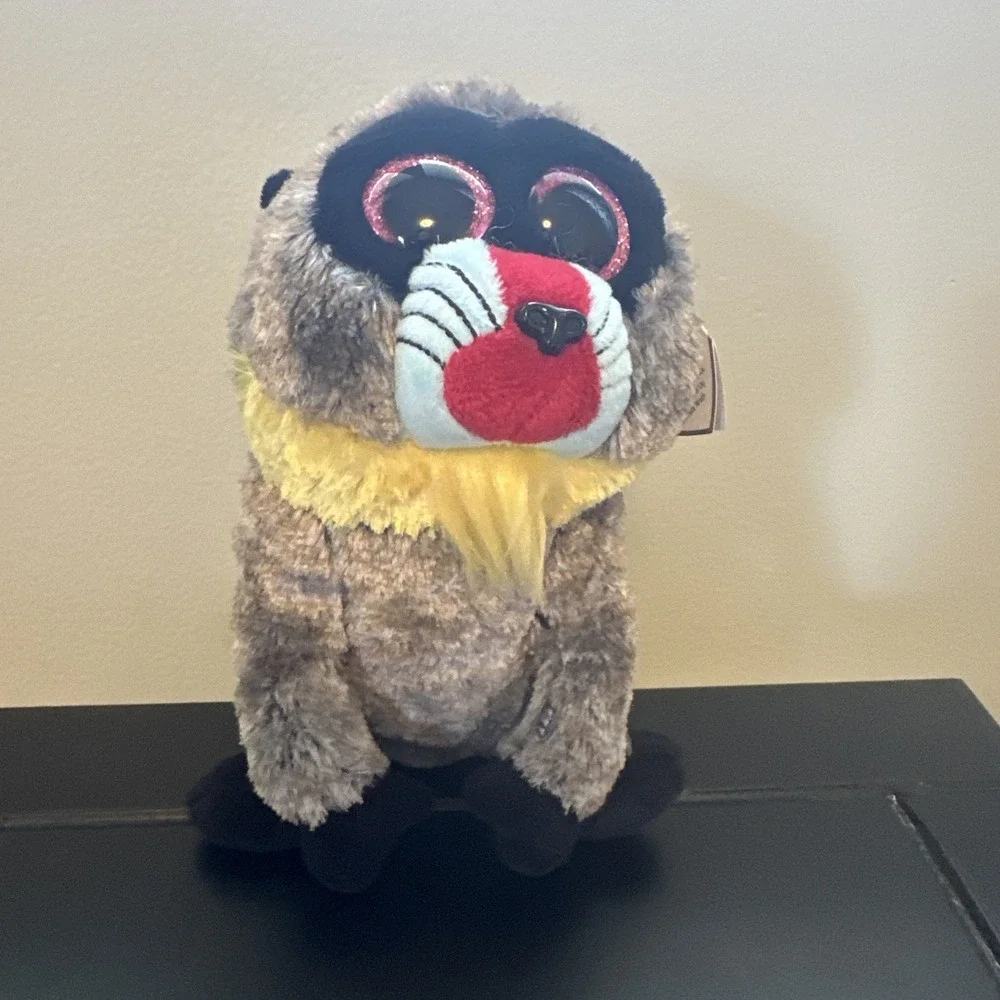 Ty Beanie Boos WASABI Baboon Monkey Plush - 6
